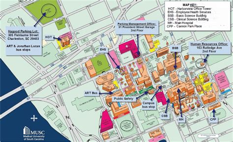 musc charleston|musc charleston map.